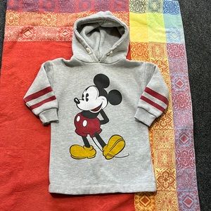 Zara Disney Mickey Mouse sweatshirt tunic Sz 5